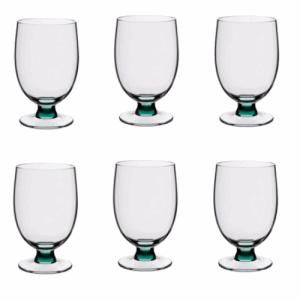 DARTINGTON CRYSTAL AURA 6 FOREST SHORT TUMBLERS